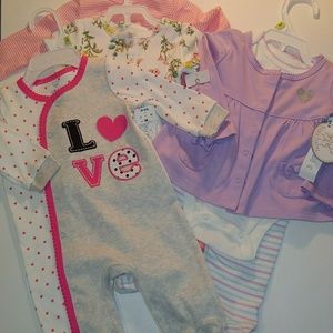 Carter's and Koala Baby Pajamas bundle 3m